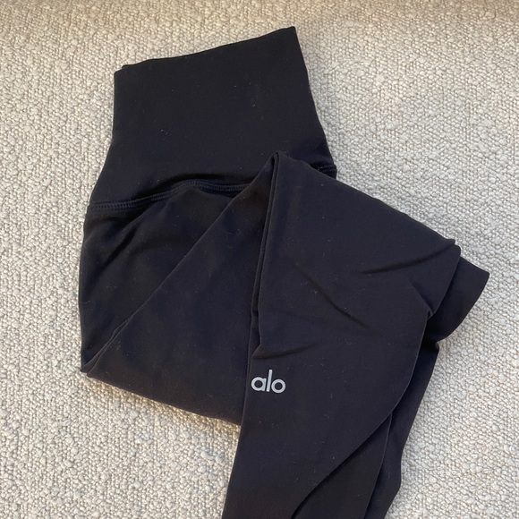 Alo Yoga 7/8 High-Waist Airbrush Legging Black - Picture 4 of 6